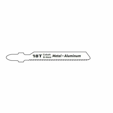 CENTURY DRILL & TOOL 06236 Jig Saw Blade, 2-3/4 in L, 18 TPI 6236